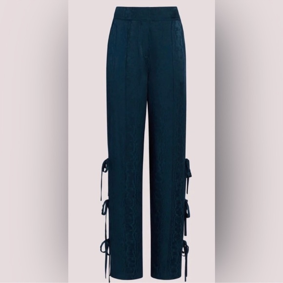 Cinq a Sept Keaton Pant Peacock Blue size 2 NWT - Picture 4 of 8